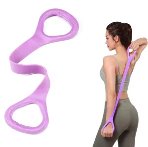 Stretch Strap Yoga 8 figure Tensioner Yoga Tool Open Back Practice Shoulder Yoga Stretching Belt Elastic Stretch Band Workout