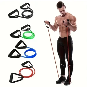 Stretch Strap and Resistance Bands with Handles for Home Gym