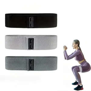 Stretchy Fabric Resistance Loop Exercise Bands for Fitness and Yoga