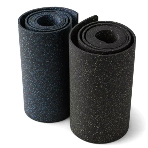 Studded Anti Slip Rubber Floor Mat Shock Absorbing Protective Rubber Mat for Gym Sports Fitness Exercise Protection