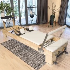 Studio Oak Wood Pilates Bed Reformer Machine Cadillac Barrel Chair Spine Corrector Sale Premium Pilates Reformer Kit