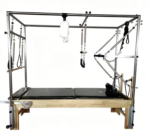Studio Pilates Machine W25 Oak Cadillac 3 in 1 Reformer for Body Core Training