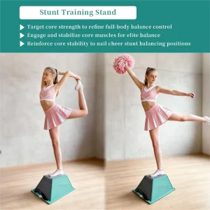 Stunt Training Stand Cheerleading Balance Trainer for Flexibility Core Strength and Conditioning Kids Adults