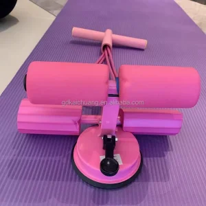 Suction Cup Sit-Up Assistant with Pull Rope for Stretching and Home Fitness