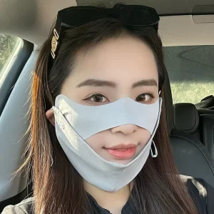 Summer Outdoor Enthusiasts Cycling Golf Daily Commute UPF50+ UV Protection Breathable Lightweight Face Mask