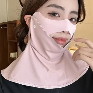 Summer UPF 500+ UV Protection Cooling Breathable Lightweight Neck Coverage Full Face Mask