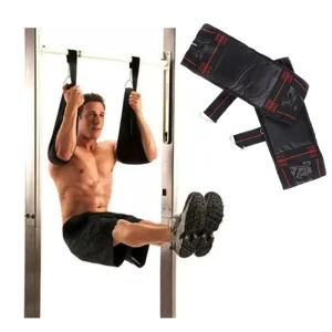 Suspension Trainer with Hanging Straps Belt Chin-Up and Dip Assist Sling
