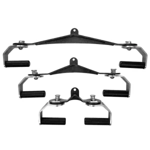Swivel Lat Pulldown Belt Squat Rack Handle Grip Bar Gym Attachment