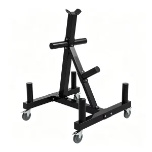 T Bar Row and Shoulder Press Landmine Attachment for Power Rack with Weight Plate Holder