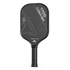 T700 Carbon Fiber Pickleball Paddle Set Cold Pressed Raw Surface with 4 Balls Carry Bag