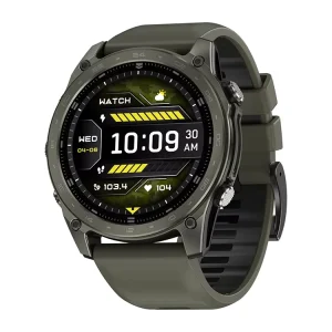 T8 Pro Outdoor Smart Watch 1.43″ AMOLED Screen 5ATM Waterproof Multi-Sport Mode Compass Fitness Tracker Flashlight