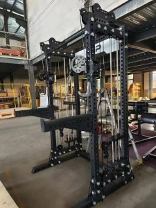 TAPSPORTS Trainer Cable Machine Dual 70kg Selectorized Weight Stack Metal Construction for Gym Fitness Exercise