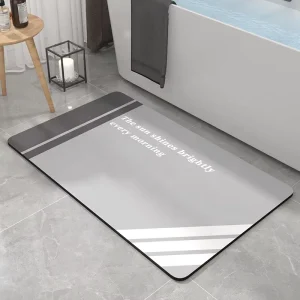 TC250325 2.5mm Rubber Kitchen Floor Mat Non-Slip Machine-Made Geometric Pattern