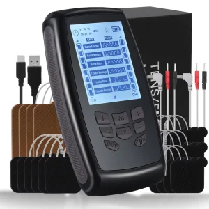 TENS Unit Massage Machine Muscle Stimulator with Electrodes for Pain Relief