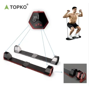 TOPKO Adjustable Resistance Power Pump Home Portable Fitness Equipment Smart Muscle-Building Pump