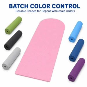 TPE Arch-Shaped Sports Mat 183x61cm 6mm Eco-Friendly Anti-Slip Meditation Mat Manufacturer