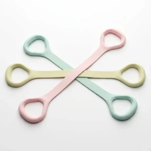 TPE Elastic Bands and Ropes for Arm and Back Training Yoga Pilates Physical Therapy and Stretching