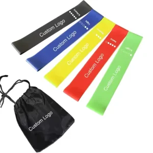 TPE Elastic Exercise Bands for Indoor Fitness and Leg Posture Training