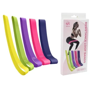 TPE Elastic Exercise Bands for Leg and Rehabilitation Stretching