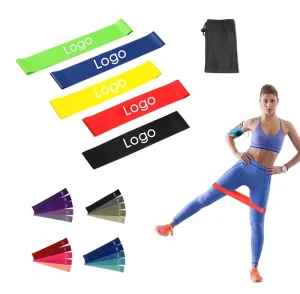 TPE Elastic Resistance Band Set, 7-40 lb, Mini Loop Bands for Yoga and Fitness