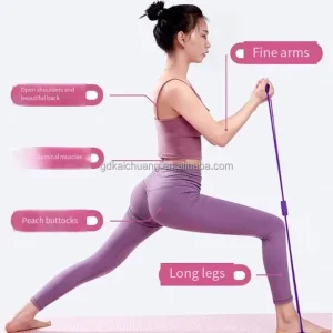 TPE Elastic Resistance Band for Chest Exercise, Yoga, and Pilates