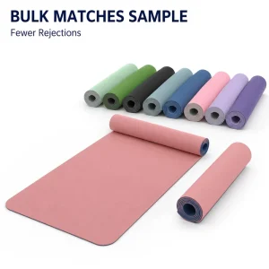 TPE Exercise Mat Rectangular High Grip Pilates Mat for Community Fitness Centers Supplier