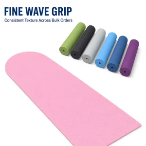TPE Fitness Pilates Mat 183x61cm 8mm Rounded Head One Curved End Strong Rebound Supplier