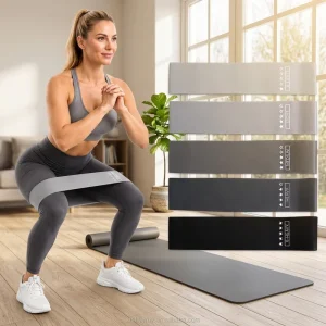 TPE Fitness Resistance Loop Band Set for Yoga Pilates Gym Workout OEM