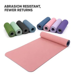 TPE Gym Mat Rectangular Compression Recovery Stretching Mat for Therapy Clinics Manufacturer