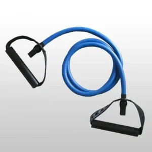 TPE Heavy Resistance Bands with Plastic Handles, Training Cords, Stretch Fitness Band