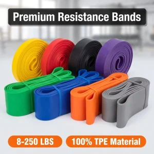 TPE Latex Resistance Band Set High Elasticity Thickened Stretch Bands for Yoga Fitness Pilates Resistance Band Gym