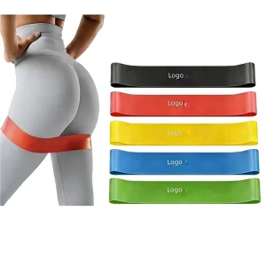 TPE Loop Bands and Hip Training Rings, Unisex Elastic Fitness Straps for Yoga