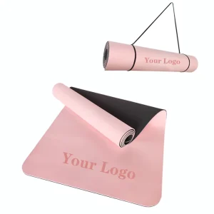 TPE Non-Slip Eco-Friendly Yoga Mat with Custom Logo Printing