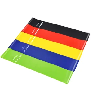 TPE Physical Therapy Resistance Loop Bands with 5 Progressive Levels, Hip Circle Bands for Rehab Strength Recovery