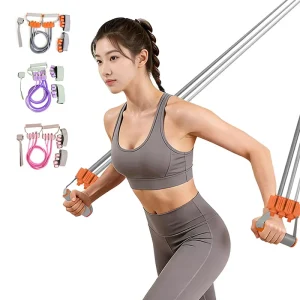 TPE Pull Rope Back Exerciser Set Resistance Band Yoga Elastic Strap Home Gym Workout Elastic Fitness Equipment Elastic Band