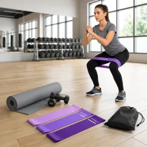 TPE Resistance Band Set Custom Logo Loop Exercise Bands for Fitness Yoga Pilates Gym Workout OEM