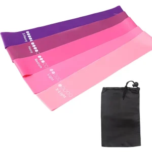 TPE Resistance Bands Extended Exercise Stretch Band Yoga Fitness Strength Training 5 Resistance Levels Band