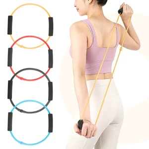 TPE Resistance Bands O-Shape Exercise Band for Chest Expansion Yoga Fitness Strength Training