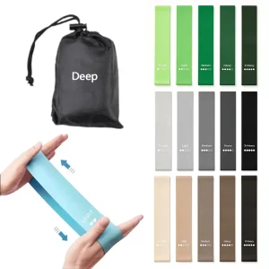 TPE Resistance Bands for Workout and Fitness Training, Eco-Friendly, Portable, Detachable, Non-Slip
