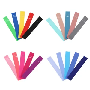 TPE Resistance Bands with Color Coded Levels for Home Gym Glute Workouts