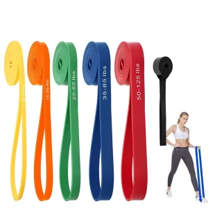 TPE Resistance Loop Band Set, Mini Bands with Adjustable Elasticity for Leg and Glute Workouts