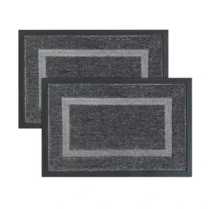TPE Rubber Carpet Front Entrance Door Mat Outdoor Loop Pile