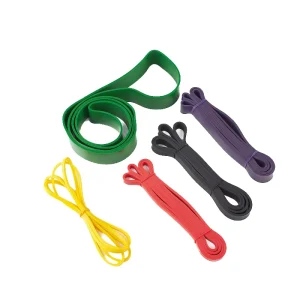 TPE Rubber Eco Friendly Non Slip High Elastic Exercise Resistance Bands 208CM Pull up Assist Band Model NIA N03