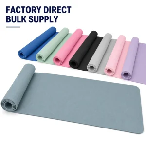 TPE Stretching Mat 183x61cm 6mm Rectangular Skin-Friendly Soft Cushioning for Yoga and Home Fitness