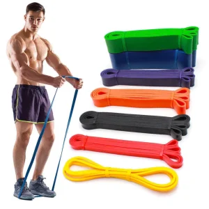 TPE Thick Heavy-Duty Resistance Bands Set for Pull-Up Assistance and Strength Training
