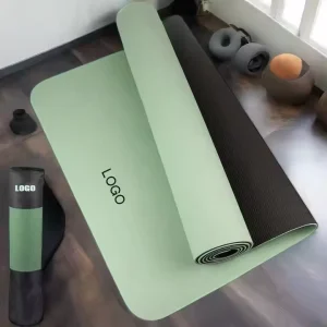 TPE Thick Non Slip Yoga Mat Set for Gym and Travel
