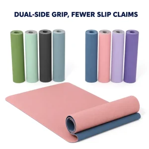 TPE Workout Mat Rectangular Abrasion Resistant Sports Mat Supplier