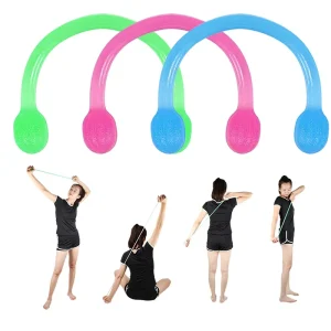 TPE Yoga Elastic Cord Fitness Resistance Band Arm Back Shoulder Exercise Tension Rope