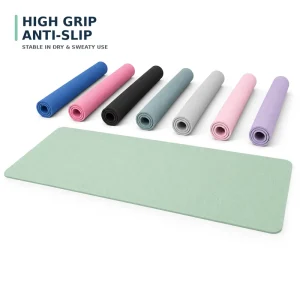 TPE Yoga Mat 183x61cm 6mm Rectangular Moisture Proof Non Toxic Home Workout Mat Manufacturer