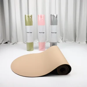 TPE Yoga Mat Anti Slip Durable Oval Pilates Mat